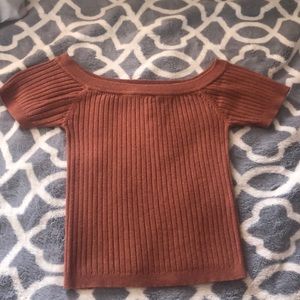 Off the shoulder shirt